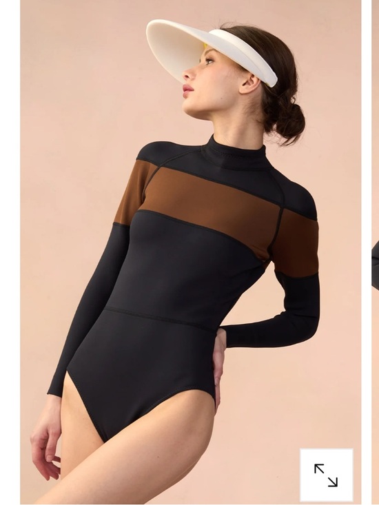 Cynthia Rowley Other - Cynthia Rowley Black and Brown Long-Sleeve One-Piece Wetsuit 2mm NWT